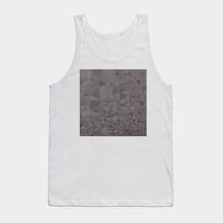 Trolley Grey Abstract Low Polygon Background Tank Top